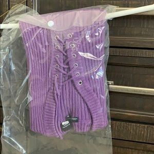 MODA purple sweater size Med